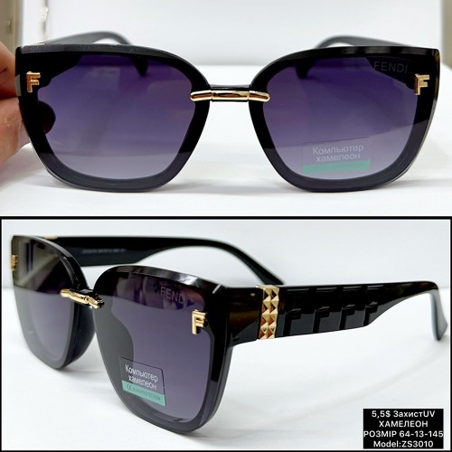 0024 Жіночі (ZS3010) Захист UV400 розмір 64-13-145 «хамелеон»